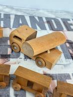 Vintage antiek hout houten Speelgoed trein truck shovel wood, Antiek en Kunst, Antiek | Speelgoed, Ophalen of Verzenden