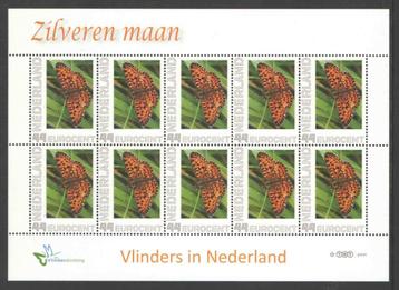 Postzegels Vlinders in Nederland: Zilveren maan beschikbaar voor biedingen