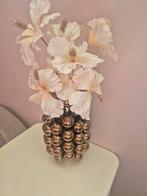 Vaas met zijde bloemen - Light & Living, Huis en Inrichting, Woonaccessoires | Vazen, Overige materialen, Overige kleuren, Ophalen of Verzenden