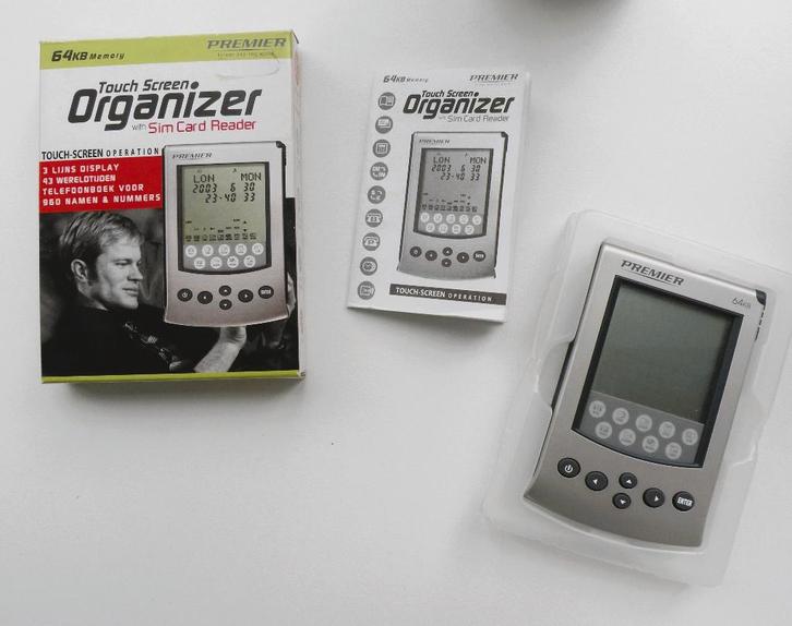 Zoldervondst: Premier Touch Screen Organizer, Computers en Software, Geheugenkaartlezers, Zo goed als nieuw, Ophalen of Verzenden