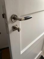 Deurbeslag: set deurklinken plus slot, Ophalen of Verzenden, Gebruikt, Overige materialen, Klink of Kruk