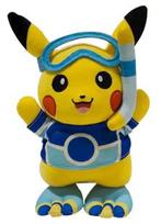 Pokemon pluche knuffel Pikachu met duikbril (20cm), Ophalen of Verzenden, Nieuw, Overige typen