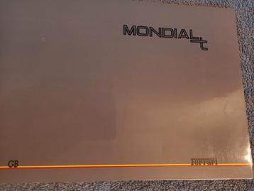 Brochure Ferrari Mondial t met zwart-wit foto's beschikbaar voor biedingen