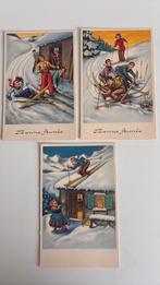 Skiën. Veel plezier, van dak af, vallen in de knoop,, Ophalen of Verzenden, 1920 tot 1940, Ongelopen