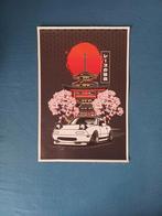 Auto posters, Rechthoekig Staand, Ophalen of Verzenden, Zo goed als nieuw, Canvas of Doek