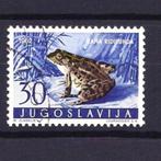 kikker amfibie Joegoslavië 1962  stempel + gom, Dier of Natuur, Verzenden, Gestempeld