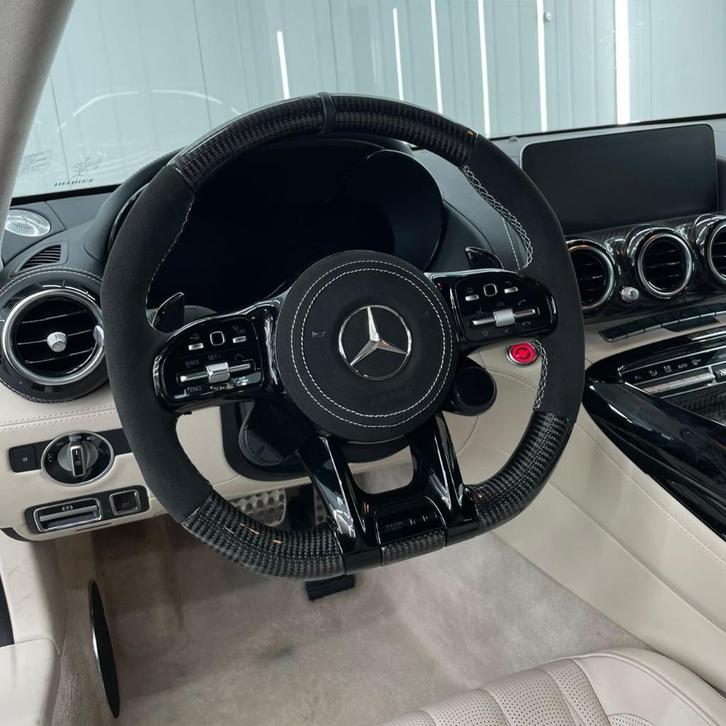 Mercedes alcantara carbon stuur upgrade compleet AMG, Auto diversen, Tuning en Styling, Ophalen of Verzenden
