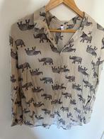 HEMA OLIFANT PRINTED BLOUSE, MAAT; L, Overige kleuren, Maat 42/44 (L), Ophalen of Verzenden, Zo goed als nieuw