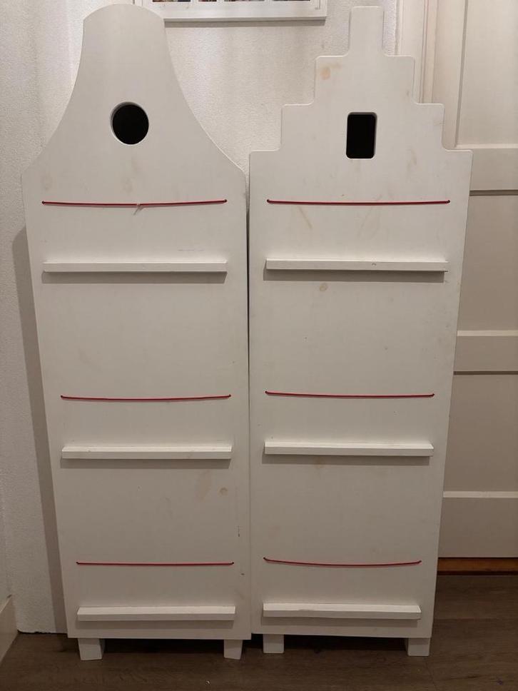 Grachtenpand kastjes, Kinderen en Baby's, Kinderkamer | Commodes en Kasten, Gebruikt, Kast, 105 cm of meer, Minder dan 75 cm, Minder dan 50 cm