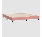 Roze bedframe, Ophalen, Overige kleuren, 200 cm, Stof
