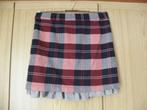 Warm blauw rood acryl wol college rok LT 01 176 nieuwstaat, Meisje, Ophalen of Verzenden, Zo goed als nieuw, Jurk of Rok