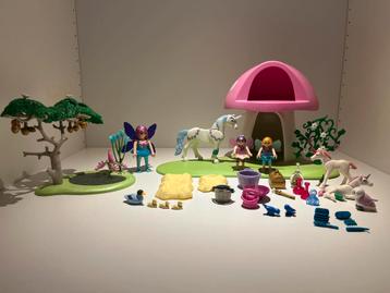 6055 Playmobil Elfen met paddenstoelhuis beschikbaar voor biedingen