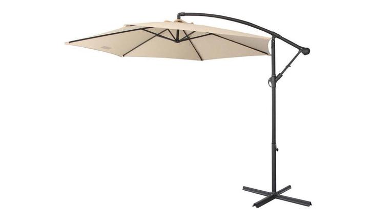 Zweefparasol - diameter 3 meter - beige / creme - nieuw, Tuin en Terras, Parasols, Nieuw, Zweefparasol, 3 tot 4 meter, Ophalen