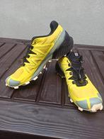 Salomon Cross 5 Trail Schoenen - maat 43⅓ - Geel - Gebruikt, Ophalen of Verzenden, Gebruikt