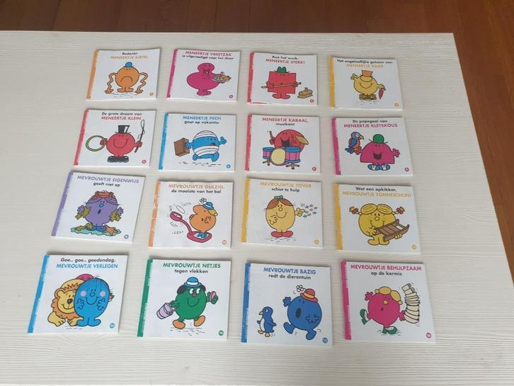 Per stuk 7.50 euro Meneertje Mevrouwtje Roger Hargreaves, Boeken, Kinderboeken | Kleuters, Zo goed als nieuw, Fictie algemeen