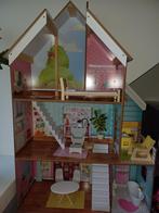 Kidkraft Juliette houten poppenhuis o.a. voor Barbie, Poppenhuis, Zo goed als nieuw, Ophalen