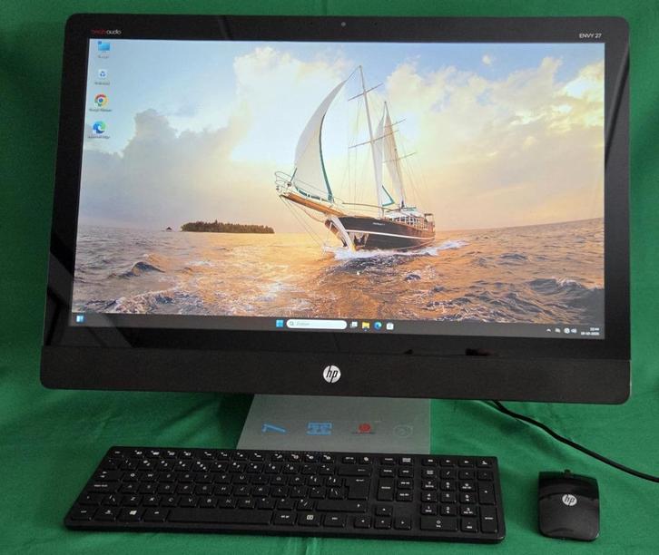 Super Mooie HP Envy 27 Inch All In One PC 27 Inch met Touch, Computers en Software, Desktop Pc's, Refurbished, 4 Ghz of meer, SSD