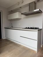 Complete keuken met composiet blad, Ophalen, Gebruikt, Wit, Dubbelwandige keuken