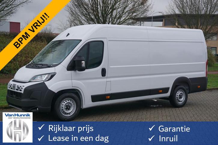Fiat Ducato Maxi 35 2.2 180PK L4H2 EAT8 AUT BPM VRIJ! Airco,, Auto's, Bestelauto's, Bedrijf, Te koop, ABS, Achteruitrijcamera
