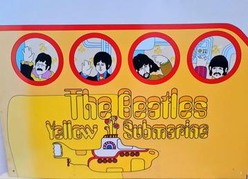 The Beatles metalen wandbord album Yellow Submarine mooi   beschikbaar voor biedingen