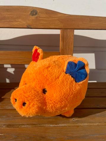 Funky piggy family oranje knuffel varken Willy beschikbaar voor biedingen
