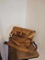 Aunts & Uncles leren handtas cognac - nieuwstaat, Ophalen of Verzenden, Zo goed als nieuw, Bruin