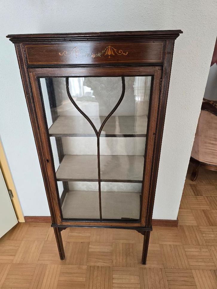 Antiek vitrinekastje, Antiek en Kunst, Antiek | Meubels | Kasten, Ophalen