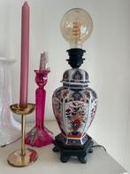 Vintage vaaslamp imari stijl, Ophalen of Verzenden