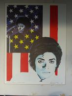 Michael Jackson Litho van Rene Brone, Antiek en Kunst, Kunst | Litho's en Zeefdrukken, Ophalen