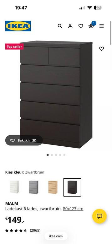 IKEA commode malm - afbeelding 2