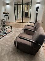 2 Leolux Scylla Fauteuils - bekleed met de Ploeg Bergamo, Huis en Inrichting, Stoelen, Ophalen, Gebruikt, Twee, Overige kleuren