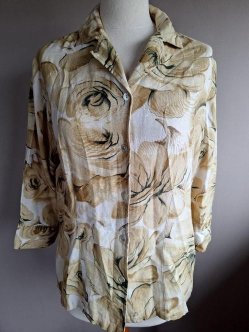Nieuwe stretch blouse print van Linea V, maat M/40, Kleding | Dames, Blouses en Tunieken, Nieuw, Maat 38/40 (M), Ophalen of Verzenden