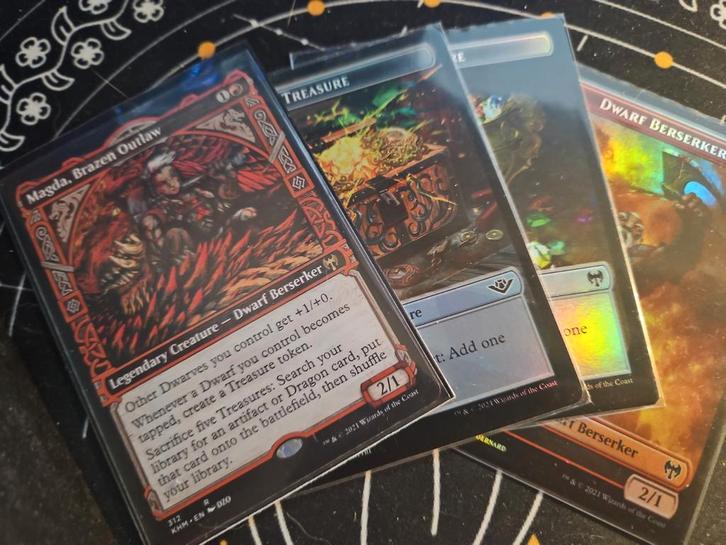 Magic the Gathering Magda Commander Deck, Hobby en Vrije tijd, Verzamelkaartspellen | Magic the Gathering, Zo goed als nieuw, Foil