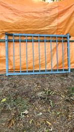 Gegalvaniseerde Draaipoort Spijlenhekwerk, Ophalen, Gebruikt, Staal, 100 tot 150 cm