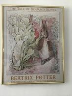Beatrix Potter, The tale of Benjamin Bunny, ingelijst, Minder dan 50 cm, 50 tot 75 cm, Ophalen of Verzenden, Zo goed als nieuw