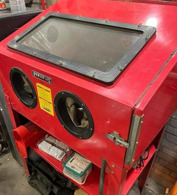 Zand Straal cabine kast beschikbaar voor biedingen