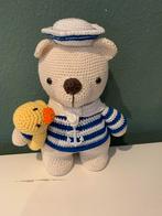 Gehaakte Matroos Beer met Reddingsboei, Ophalen of Verzenden, Nieuw, Beer