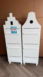 Woood grachtenpand boekenkast, Ophalen, Gebruikt, 50 tot 70 cm, 105 cm of meer