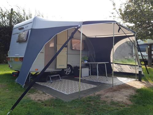 Kip Kompakt 37 EKV caravan met mover, zonnepaneel, luifel, Caravans en Kamperen, Caravans, Particulier, tot en met 2, 500 - 750 kg