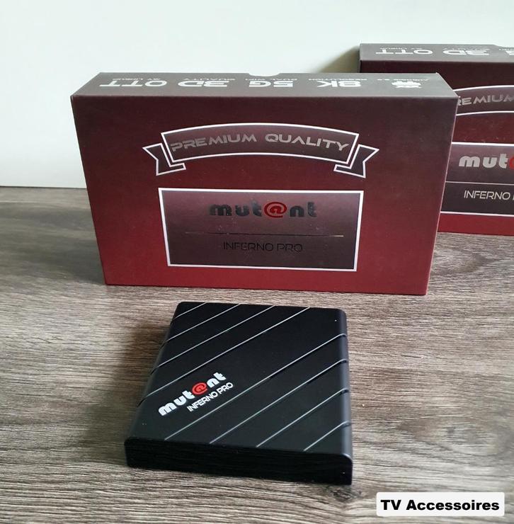 Mutant Inferno Pro | IPTV Kastje | TV Box | Mut@nt, Audio, Tv en Foto, Mediaspelers, Nieuw, HDMI, Verzenden