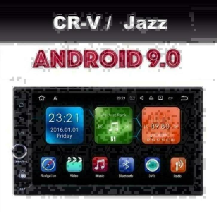 Honda Crv Jazz radio navigatie android 9.0 wifi dab 2din gps, Auto diversen, Autoradio's, Nieuw, Ophalen of Verzenden