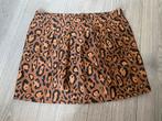 Eksept zomer bruin panterprint korte rok skirt mt M, Kleding | Dames, Rokken, Maat 38/40 (M), Bruin, Ophalen of Verzenden, Zo goed als nieuw