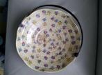 Plateel Schaal met origineel greep. Begin 1920, Antiek en Kunst, Antiek | Keramiek en Aardewerk, Ophalen of Verzenden