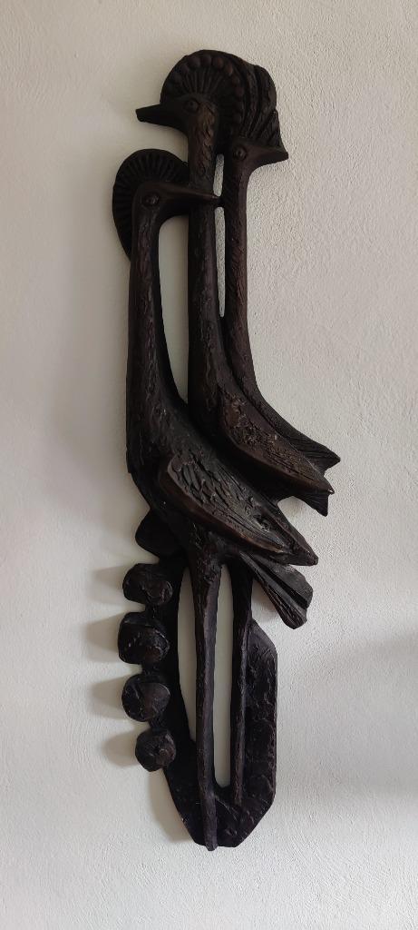 Ars munda brutalist kraanvogels, Huis en Inrichting, Woonaccessoires | Wanddecoraties, Zo goed als nieuw, Ophalen of Verzenden