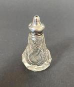 Antiek Kristal met Zilver Zoutvaatje, 1909, Antiek en Kunst, Verzenden, Zilver