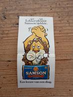 Vintage Lucifers Samsom Leeuw  van een Shag, Ophalen of Verzenden