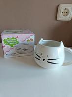 4 Nieuwe Kattenmokken Wit in Doos, Huis en Inrichting, Keuken | Servies, Ophalen of Verzenden, Nieuw