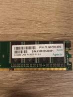 512MB DDR400 RAM Geheugen Apacer, Computers en Software, RAM geheugen, 400MHz, Ophalen of Verzenden, DDR, Desktop