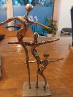 Tinnen sculptuur verzilverd, Verzamelen, Beelden en Beeldjes, Ophalen of Verzenden, Zo goed als nieuw, Dier