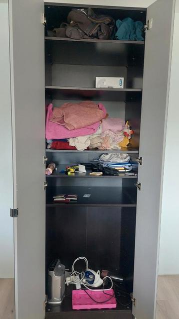 Pax kast 75cm met 1 kleikleur deur